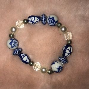 Porcelain Beaded Bracelet